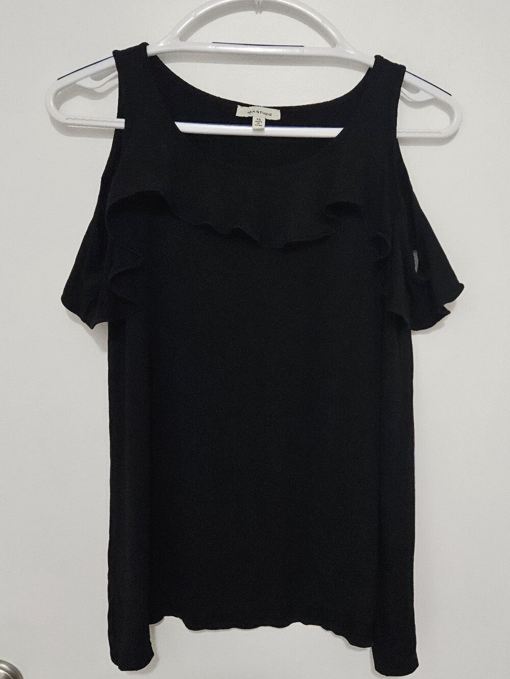 Max Studio‎ Black Knit Top Tank Size XS